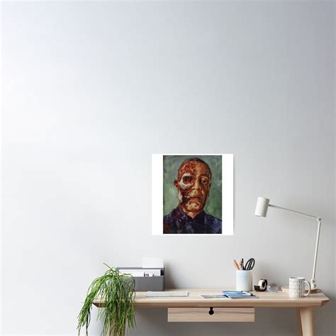 "Gus Fring Blow Off Face" Poster by sawiz | Redbubble