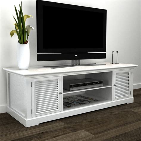 vidaXL White Wooden TV Stand - Bunnings Australia