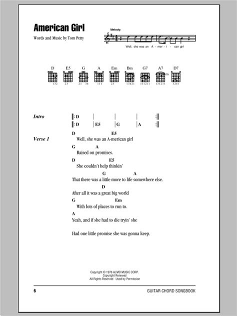 American Girl by Tom Petty And The Heartbreakers - Guitar Chords/Lyrics - Guitar Instructor