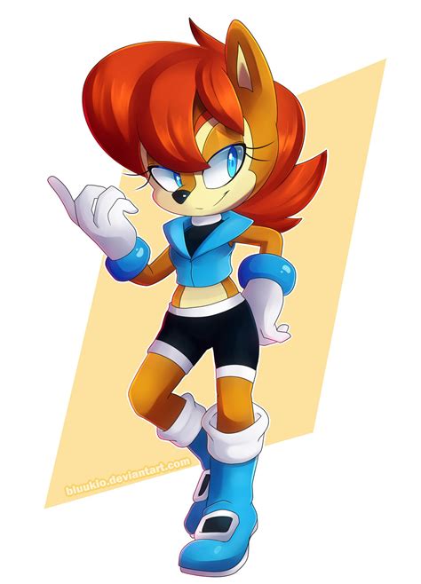 Sally Acorn by Bluukio on DeviantArt