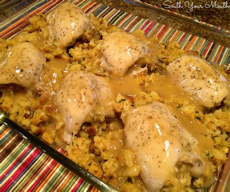 South Your Mouth: Stuffed Chicken with Gravy