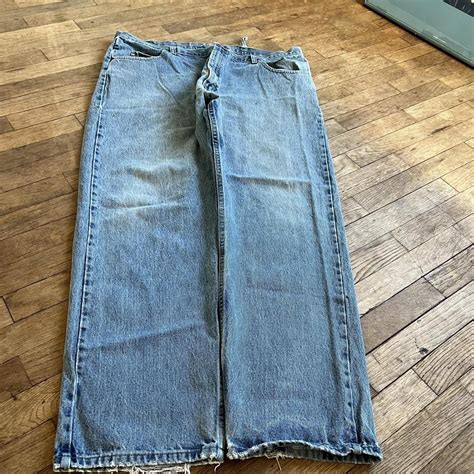 2000s faded grunge baggy jeans such a sick pair of... - Depop