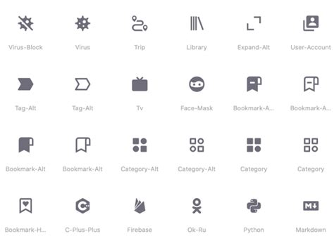 Top Flutter Icon Pack packages for Font Awesome, Line Icons, Fluent UI Icons and others ...