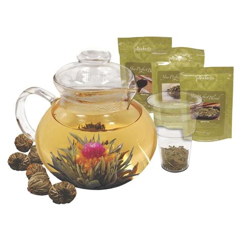 Primula Flowering Tea and Tea Pot Gift Set | Tea gift sets, Blooming tea, Flower tea