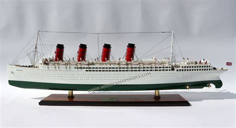 RMS Mauretania Ship Model Year 1906 | Rms mauretania, Model ships ...