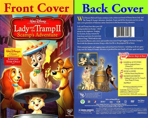 Lady and the Tramp II: Scamp's Adventure DVD (Disney) 2001, Brand New