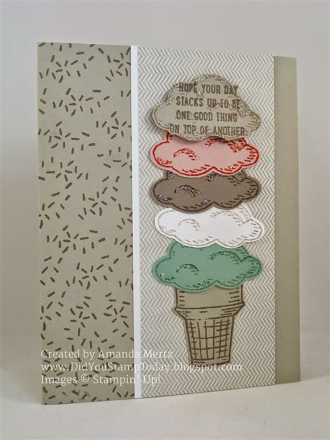 Did You Stamp Today?: Mega Ice Cream Cone - Stampin' Up! Sprinkles of Life