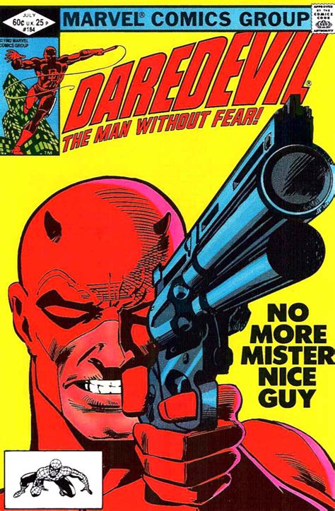 Daredevil #184 - Frank Miller art & cover - Pencil Ink