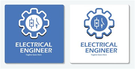 Electrical Engineer Logo Icon Vector Flat Design 9514012 Vector Art at Vecteezy