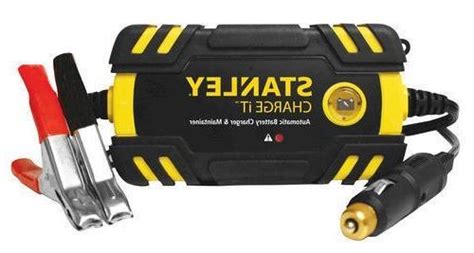 Stanley 2 amp waterproof battery charger & maintainer