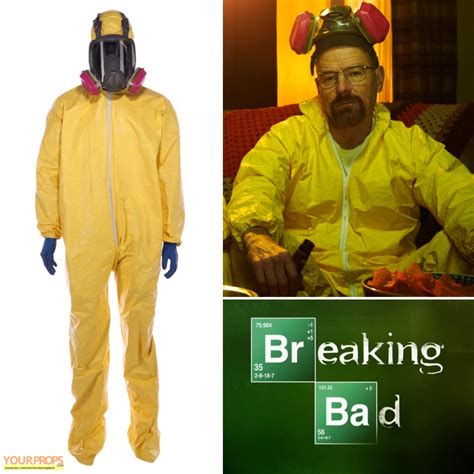 Breaking Bad (TV) Walter White's Hazmat Suit with Gas Mask (Bryan Cranston)