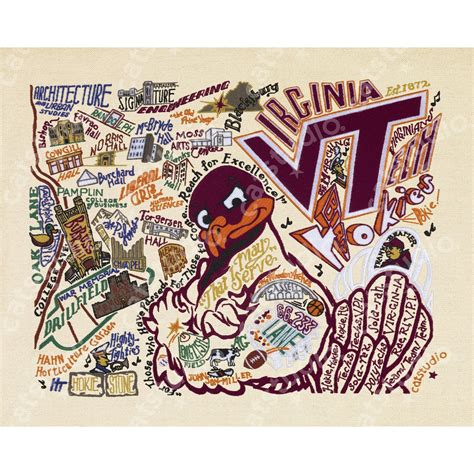 Virginia Tech Fine Art Print | Collegiate Collection by catstudio ...