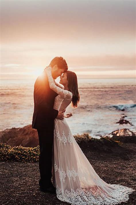 20 Stunning Romantic Sunset Wedding Photo Ideas – Page 2 of 2 – Hi Miss ...