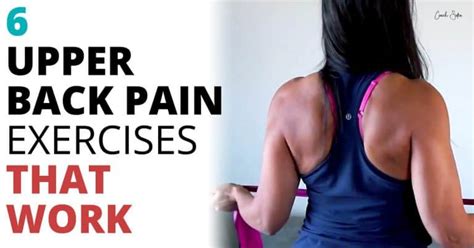 Upper Back Pain: 16 Best Exercises and Stretches (PDF included) - Coach ...