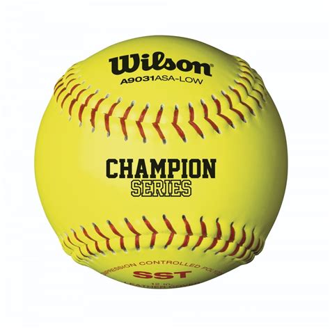 Wilson A9031 ASA Low Optic Yellow Fastpitch Softball, 12pk - Walmart.com