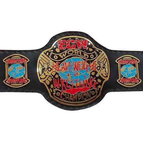 Brand New ECW World Heavyweight Championship Title Belt Brass Plated ...