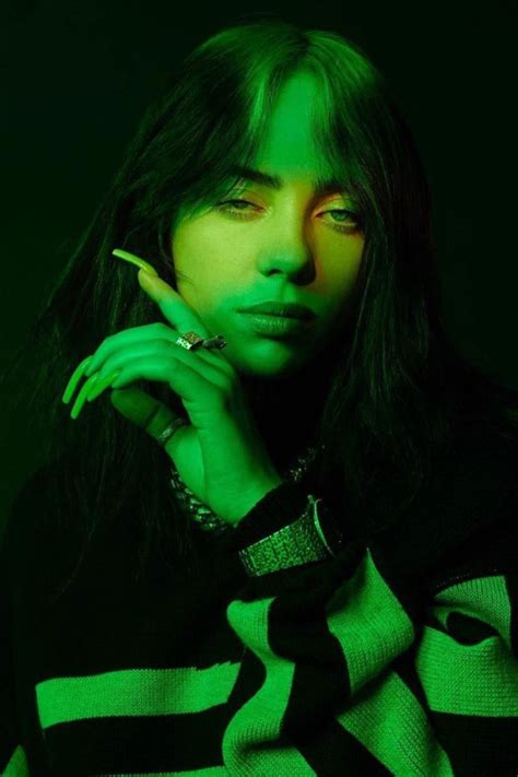 Billie Eilish Photoshoot | Billie, Billie eilish, Green aesthetic