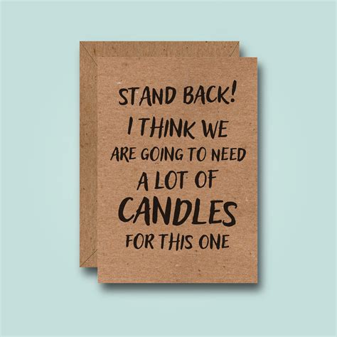 A Lot Of Candles - Funny Birthday Card | Funny birthday cards, Funny candles, Birthday humor