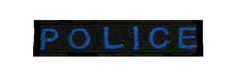 Mourning Bands for Metal Badges - POLICE - 20% Off