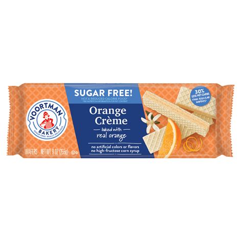 Voortman Sugar-Free Orangesicle Wafers, 9 Oz. - Walmart.com - Walmart.com