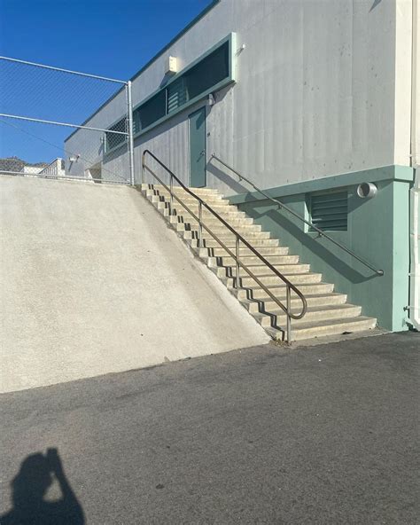 John Muir Middle School - Over Rail Into Bank - FindSkateSpots