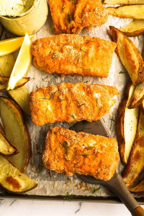 Baked (Crispy!) Gluten Free Fish and Chips - Real Simple Good