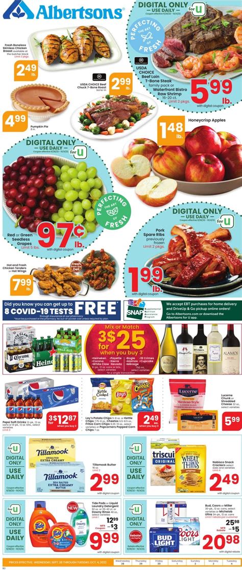 Albertsons Weekly Ad Sep 28 - Oct 4, 2022 - WeeklyAds2