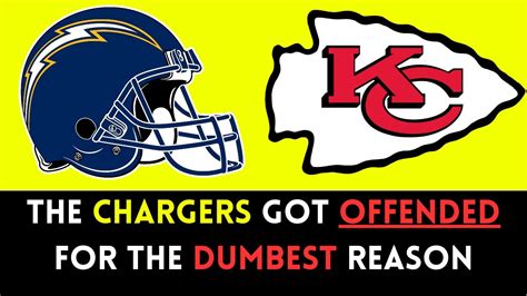 The DUMBEST CONTROVERSY in Chiefs/Chargers Rivalry HISTORY | Chargers ...