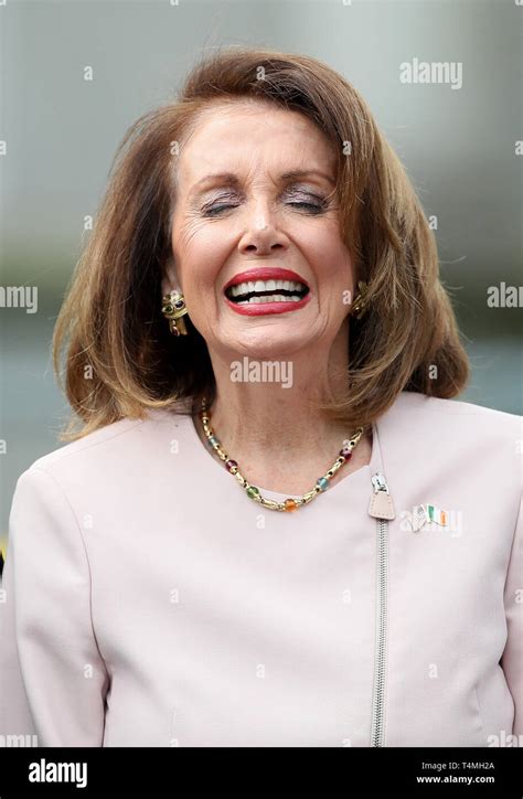 Us house representatives speaker nancy pelosi arriving leinster house ...