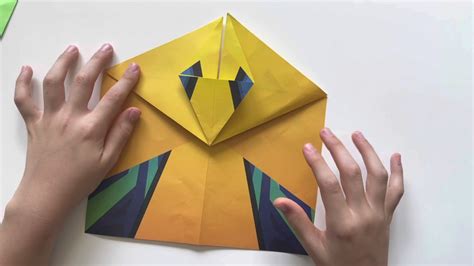 How to fold “Voyager” designed by Foldable Flight - YouTube