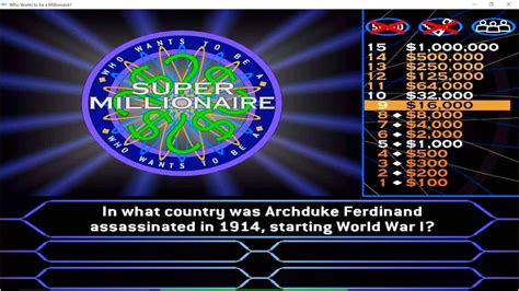 Who Wants to be a Millionaire? Game Episode 1 - YouTube