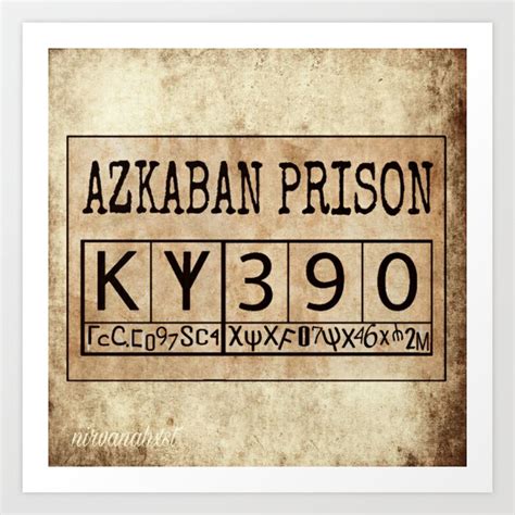 Azkaban Prison Art Print by Nirvana FC | Society6