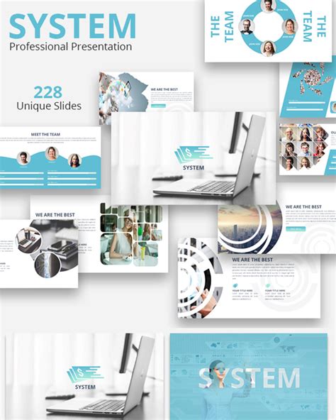 System PowerPoint template #81255 - TemplateMonster