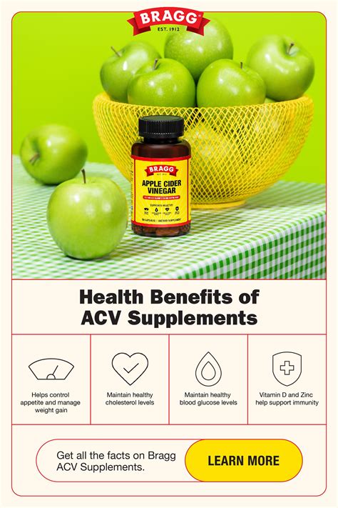 Health Benefits of ACV Supplements | Apple cider vinegar health benefits, Healthy recipes for ...