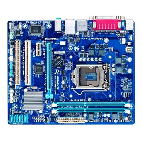 PLACA MÃE GIGABYTE LGA 1155 INTEL i3/i5/i7 GA-H61M-S2PH Intel H61 LGA ...