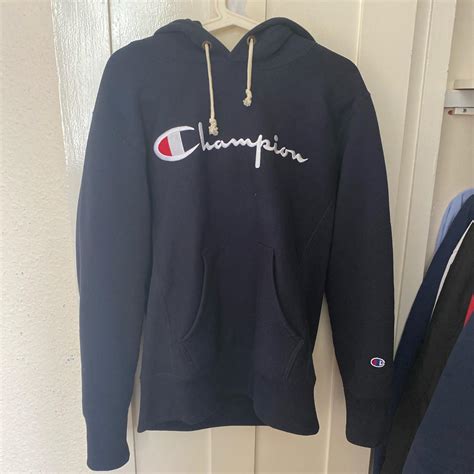 Champion hoodie. Barely worn, brand new condition.... - Depop