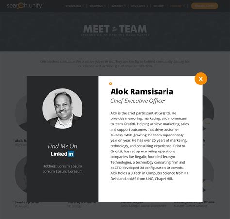 Website Meet The Team Page Design on Behance