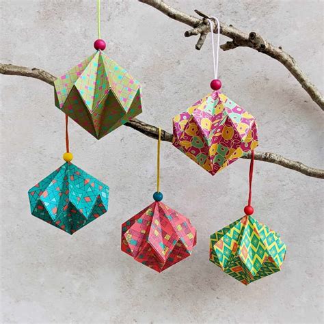 19 Origami Ornaments - Cute DIY Christmas Tree Decorations | Apartment ...