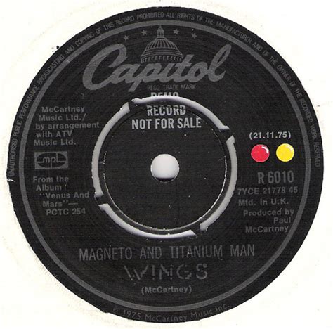 Venus And Mars / Rock Show / Magneto And Titanium Man • 7" Single by Wings