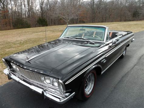 Beautiful Black 1963 Plymouth Fury Convertible on eBay | Mopar Blog