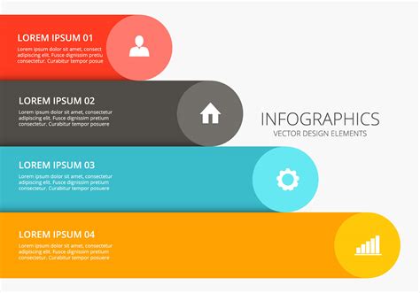 Colorful infographic design vector - Download Free Vector Art, Stock Graphics & Images