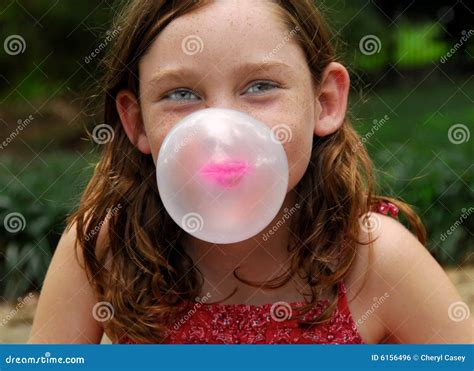 Blowing bubble with gum stock photo. Image of chewing - 6156496