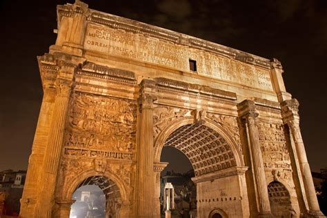 Arch of Titus by night Roman History, Art History, Tivoli Italia, Arch Of Titus, John William ...