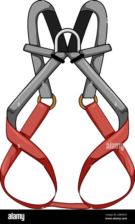 work climbing harnesses cartoon vector illustration Stock Vector Image & Art - Alamy