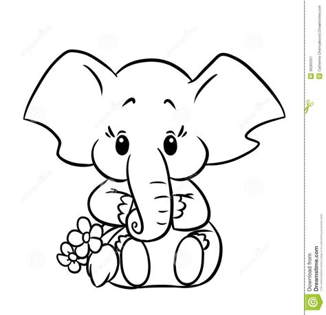 30+ Free Coloring Pages Of Baby Elephants | Free Wallpaper