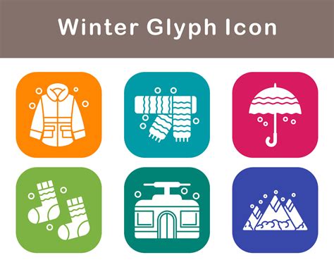 Winter Vector Icon Set 20762490 Vector Art at Vecteezy