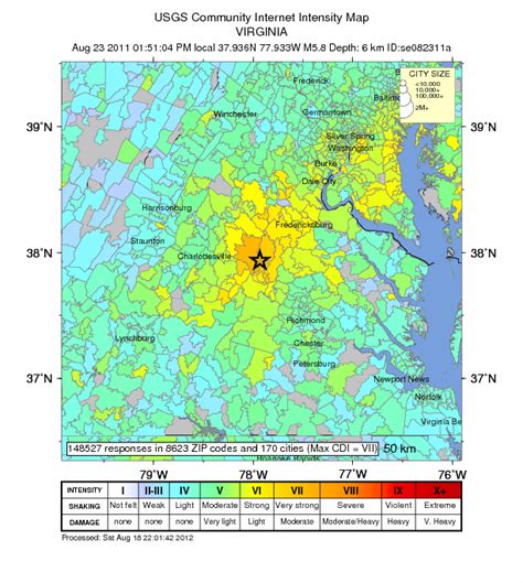 2011 Virginia Earthquake Felt by Third of US | Live Science