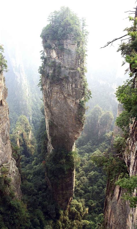 CHINA – Avatar Hallelujah Mountain, formerly called the Southern Sky Column, Zhangjiajie ...