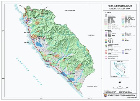 Peta Kota: Peta Kabupaten Aceh Jaya