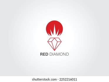 Red Diamond Logo Vector Icon Illustration Stock Vector (Royalty Free ...